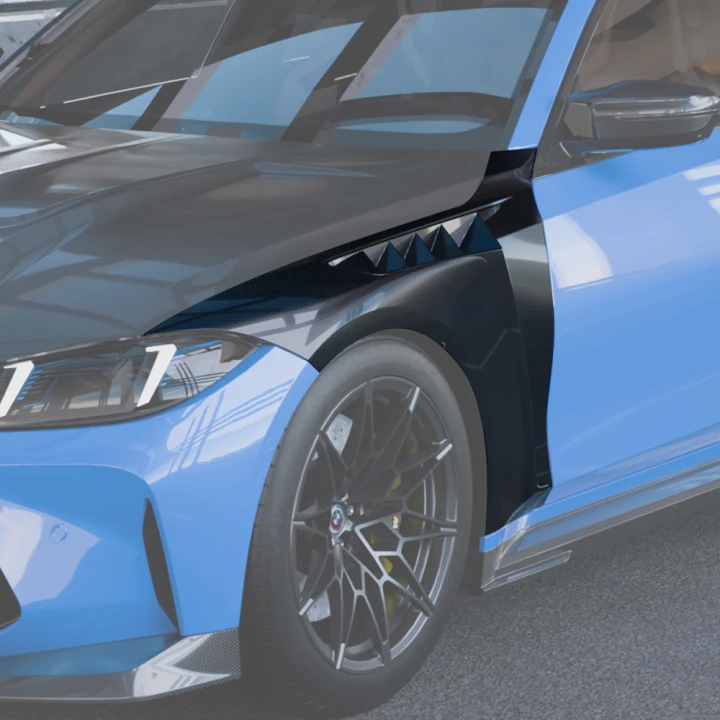 BMW M3 G80 Prepreg Carbon Fibre Side Fenders SOOQOO
