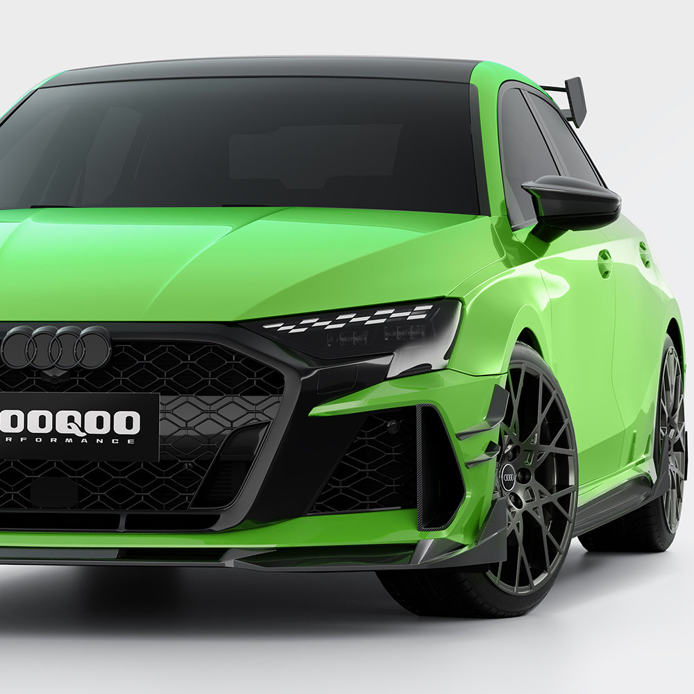 Audi RS3 8Y.5 Canard/Alette Anteriori in Fibra di Carbonio