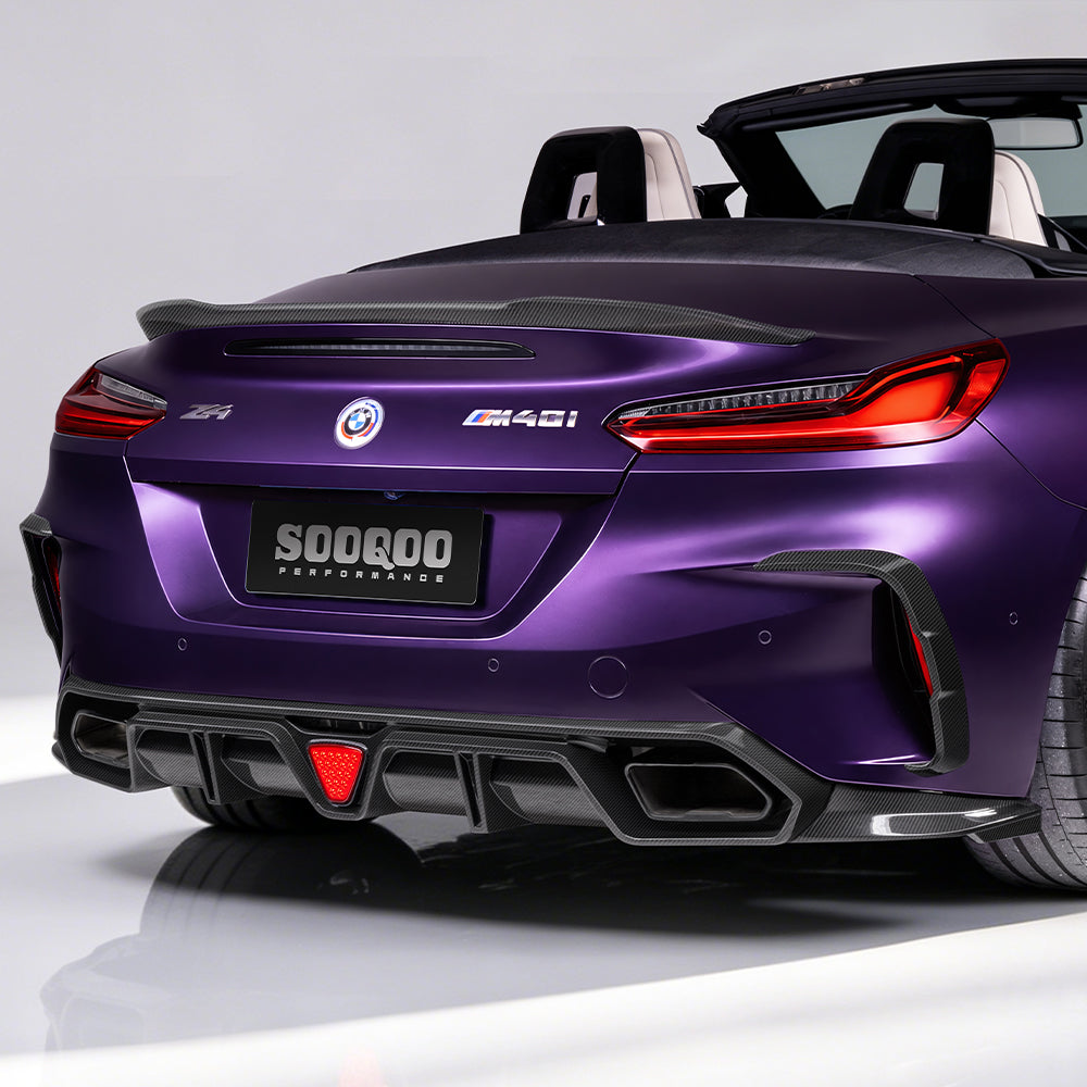 BMW Z4 G29 Prepreg Carbon Fibre Rear Bumper Inserts SOOQOO