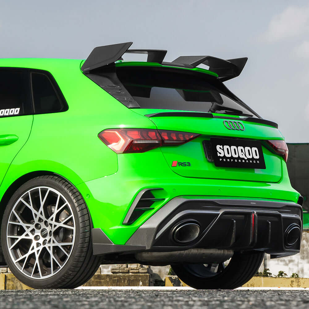 Audi RS3 Sportback 8Y Carbon Fibre Mid Rear Spoiler SOOQOO