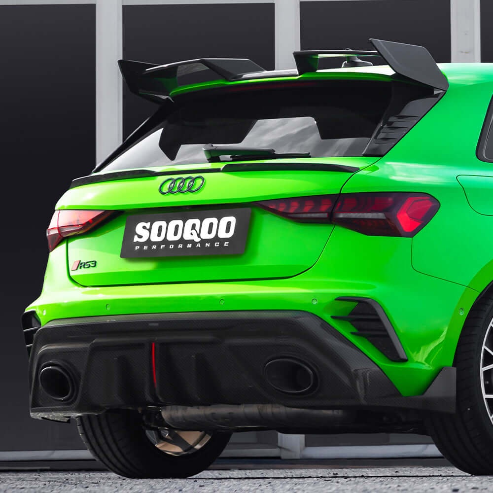 Audi RS3 Sportback 8Y Carbon Fibre Mid Rear Spoiler SOOQOO