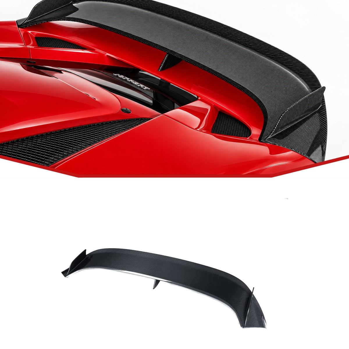 Ferrari F8 Tributo Carbon Fibre Rear Spoiler