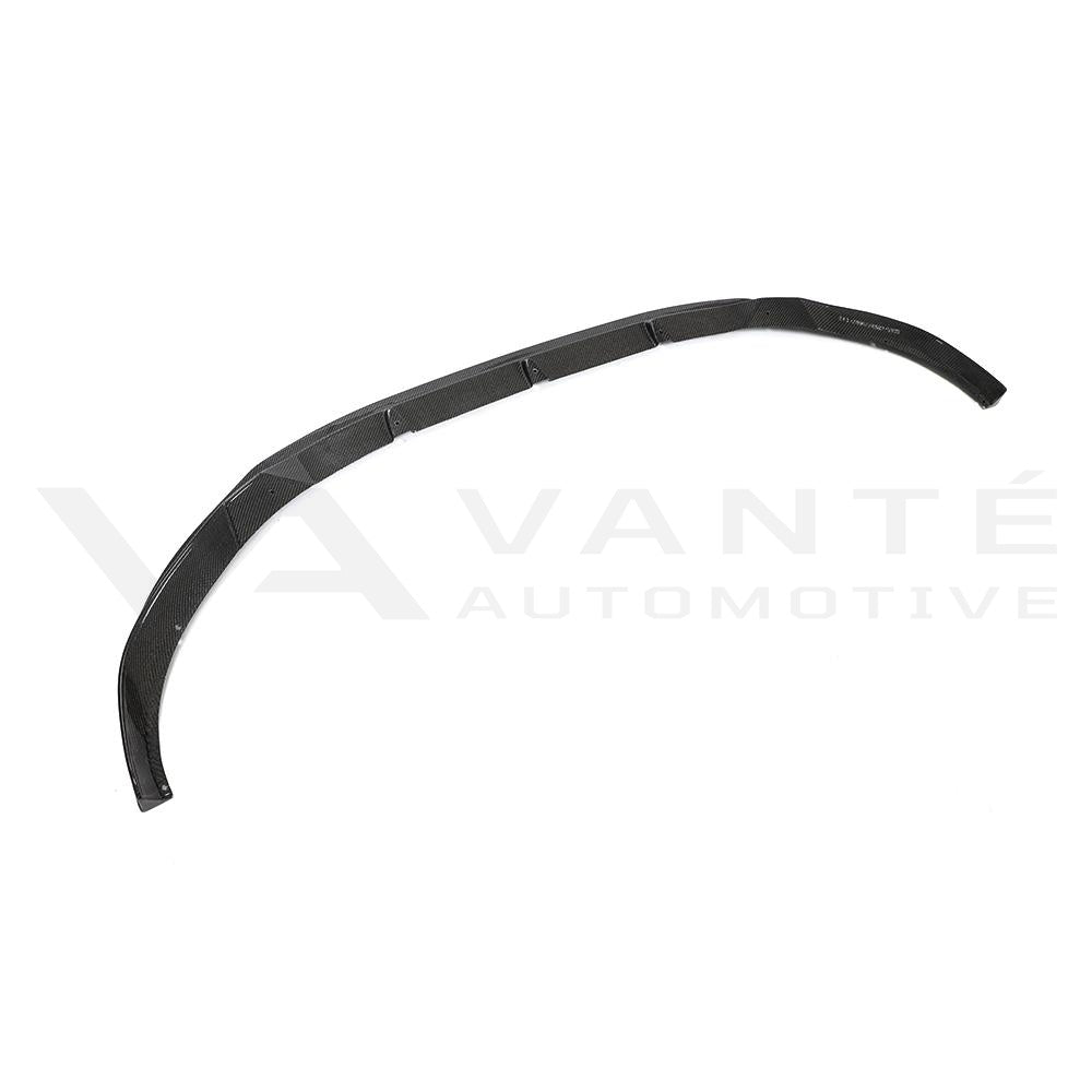 Becquet de lèvre de pare-chocs avant en fibre de carbone Audi A4 S-Line / S4 B9