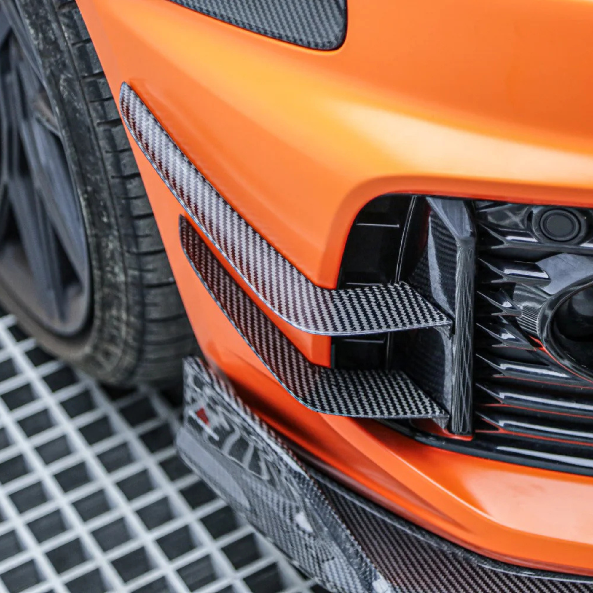 Audi RS4 B9.5 Carbon Fibre Front Canards image 6