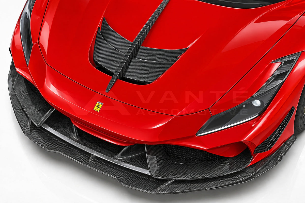 Ferrari F8 Tributo Carbon Fibre Front Canards – image 3