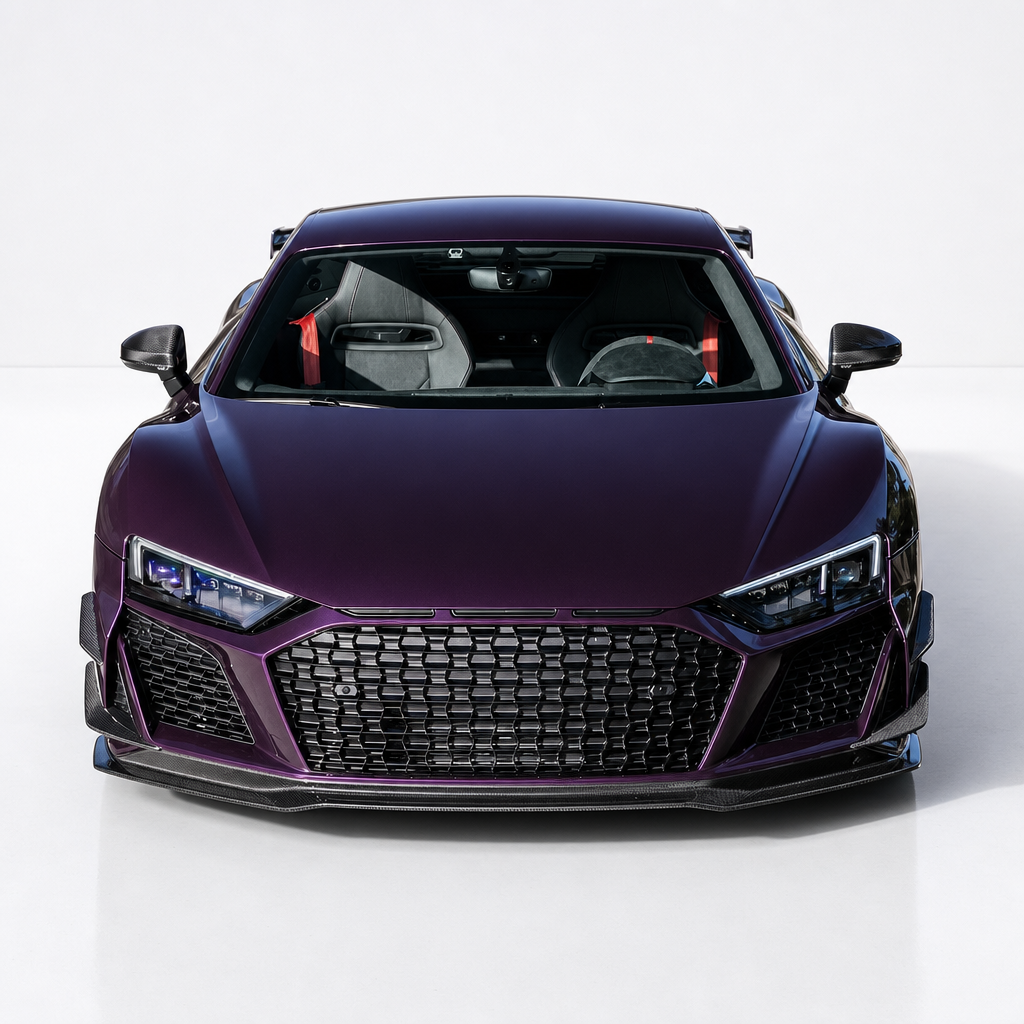 Audi R8 4S FL Carbon Fiber Front Splitter Lip