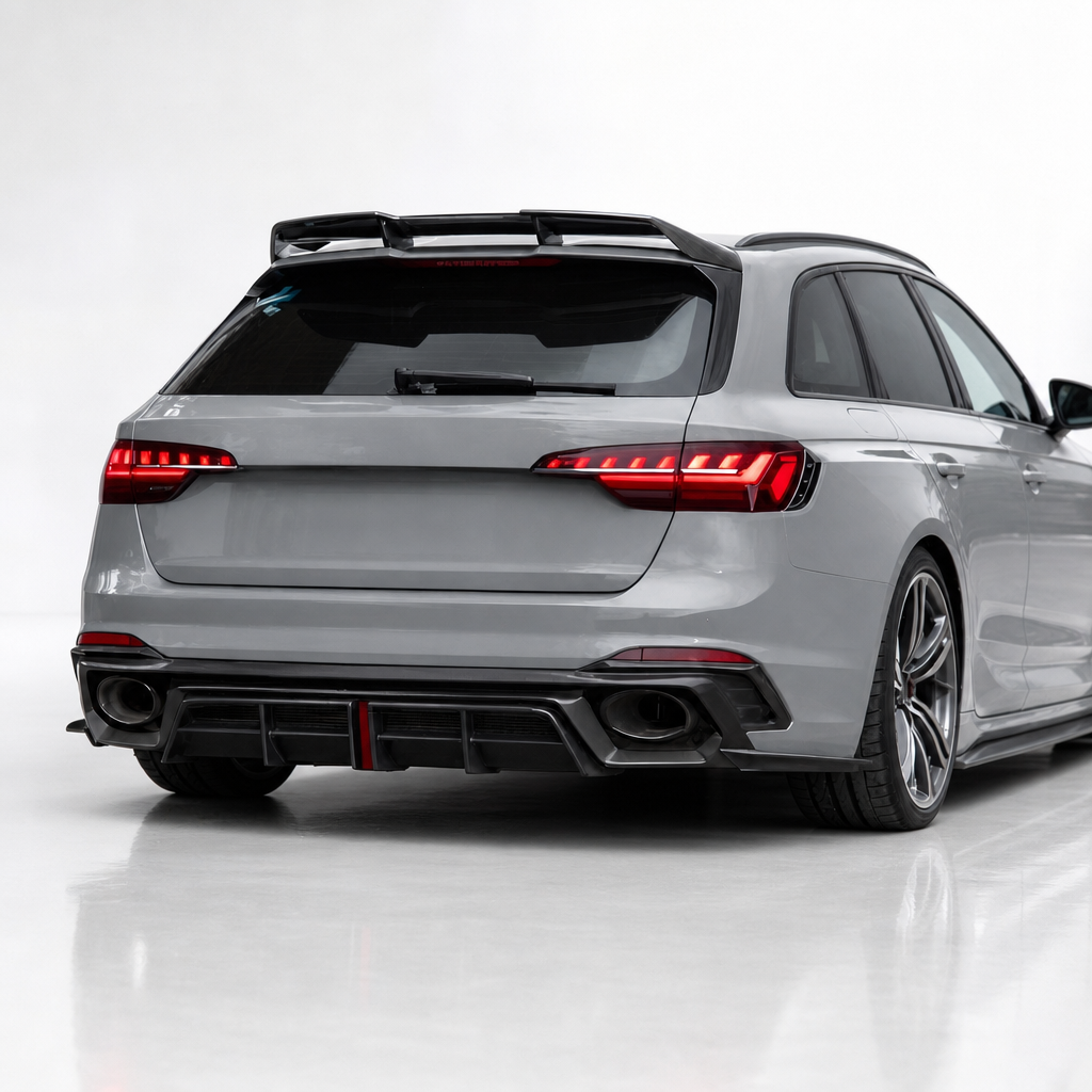 Audi RS4 B9.5 Difusor Trasero de Fibra de Carbono V2