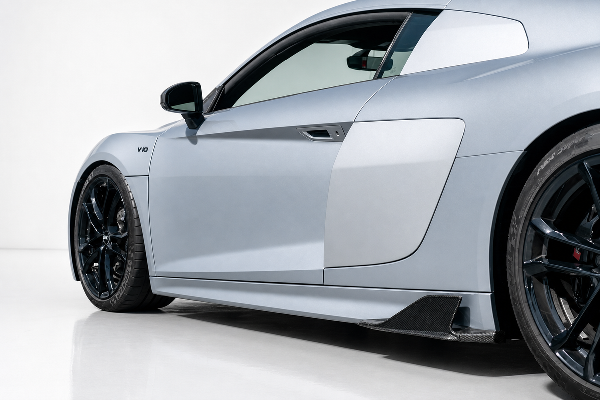 Audi R8 4S Carbon Fiber Seitenstoßstangen-Flügel