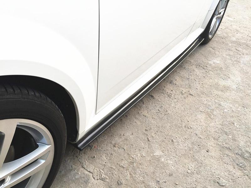 Audi TT 8S (MK3) Carbon Fiber Side Skirts Lip image 4