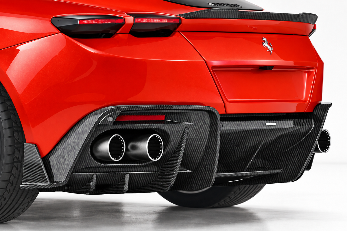 Ferrari Roma Carbon Fibre Rear Diffuser