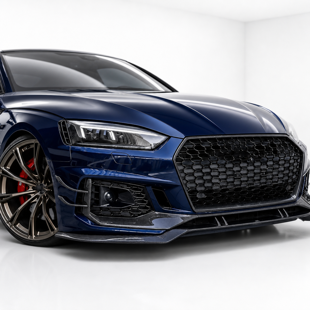 Audi RS4 B9 Carbon Fibre Frontstoßstange Flügel