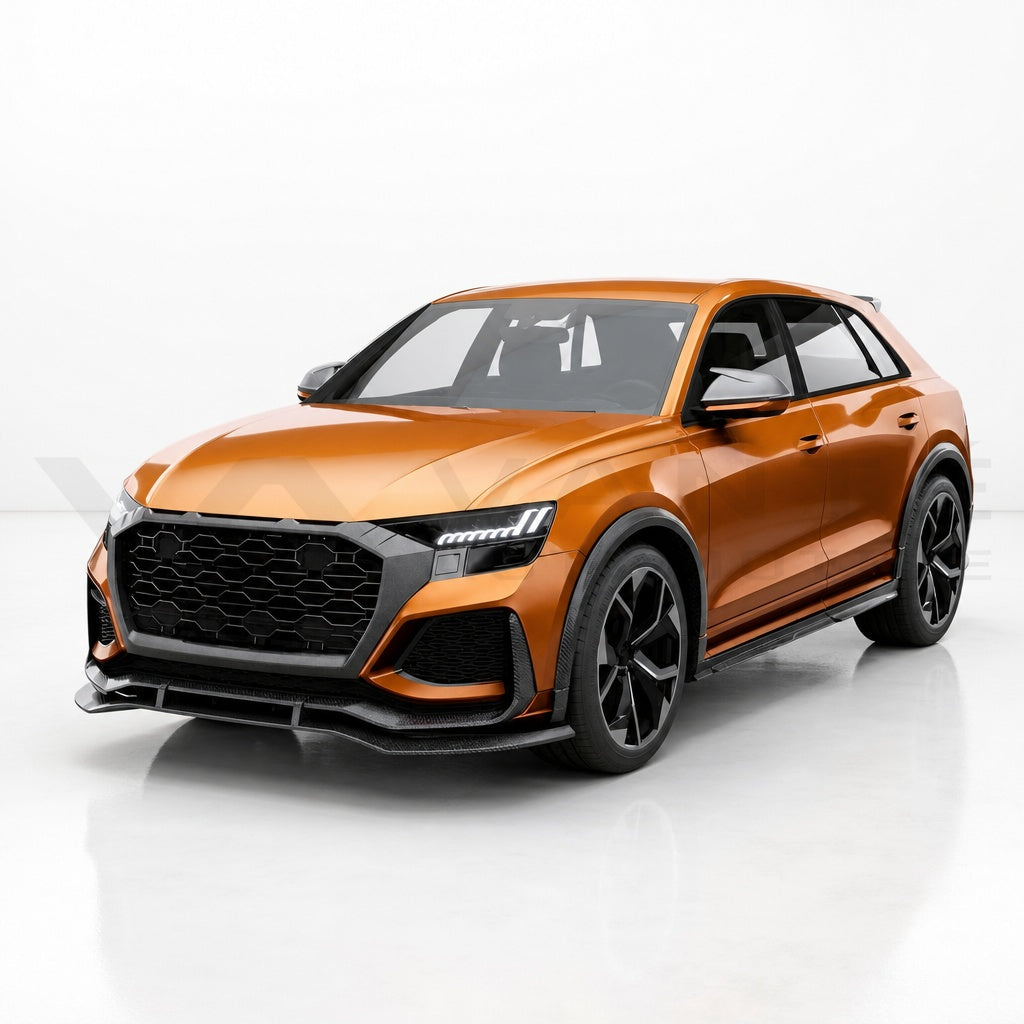 Audi RSQ8 4M Carbon Fiber Seitenschweller Verlängerungen Body Kit