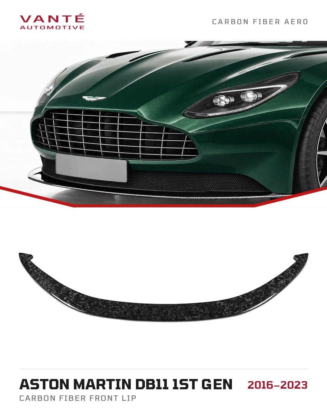 Aston Martin DB11 1st Gen Carbon Fibre Front Lip