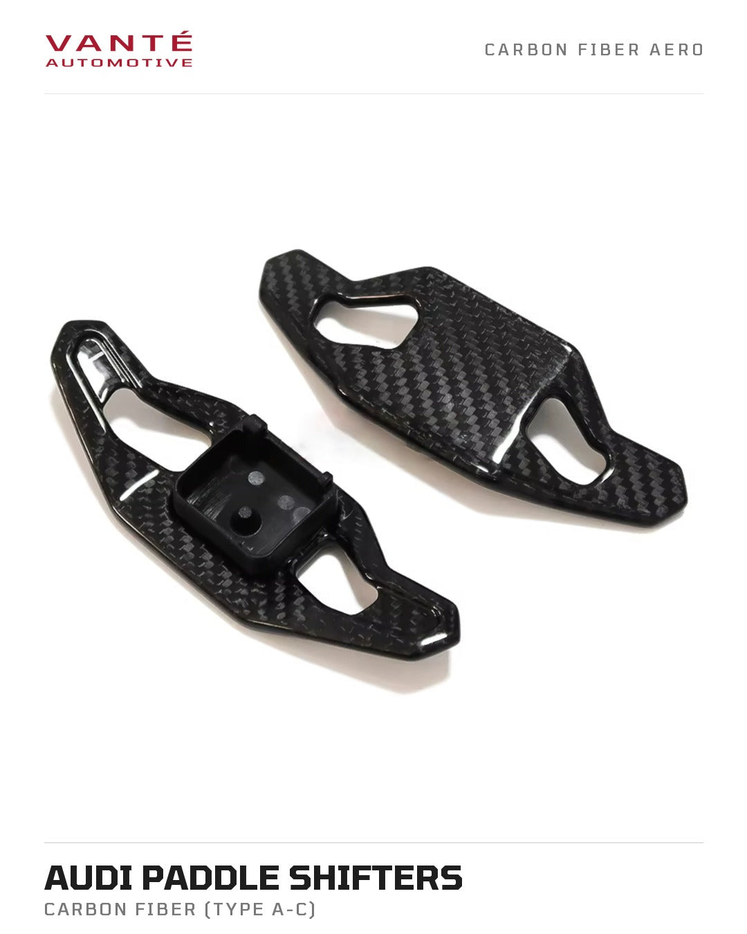 Audi Paddle Shifters Carbon Fibre (Type A-C)