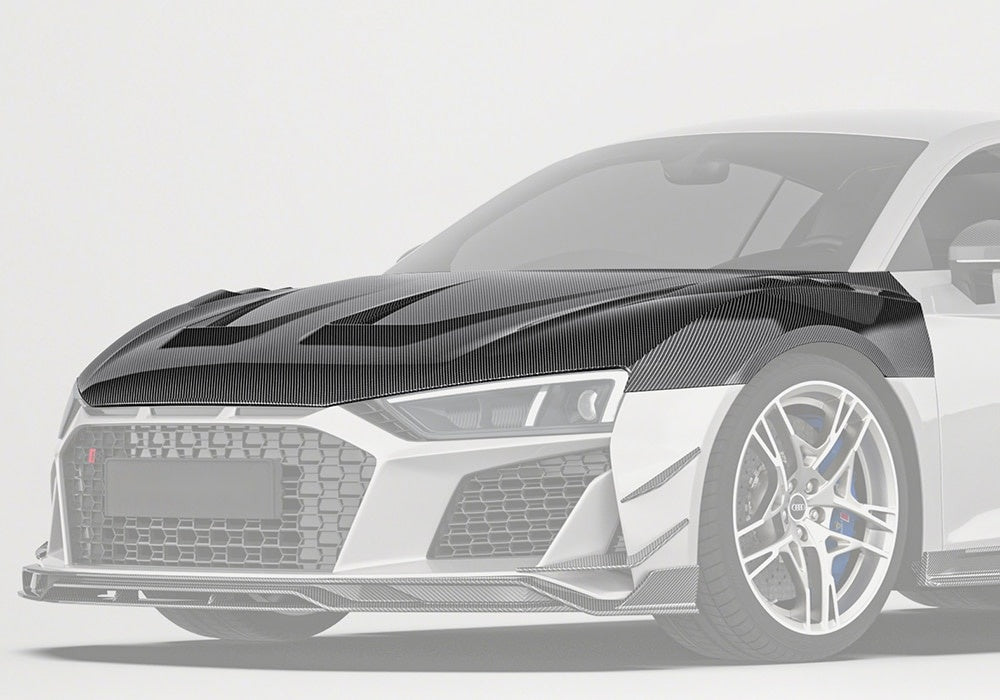Audi R8 Mk2.5 Carbon Fibre Bonnet - lightweight performance upgrade with aggressive styling