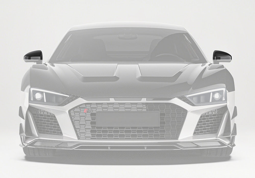 Audi R8 Mk2.5 Carbon Fibre Mirror Covers - lightweight OEM-fit styling upgrade