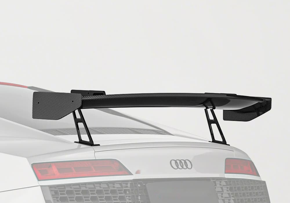 Audi R8 Mk2.5 Carbon Fibre Rear Wing Ver.2 - lightweight performance upgrade with gloss finish