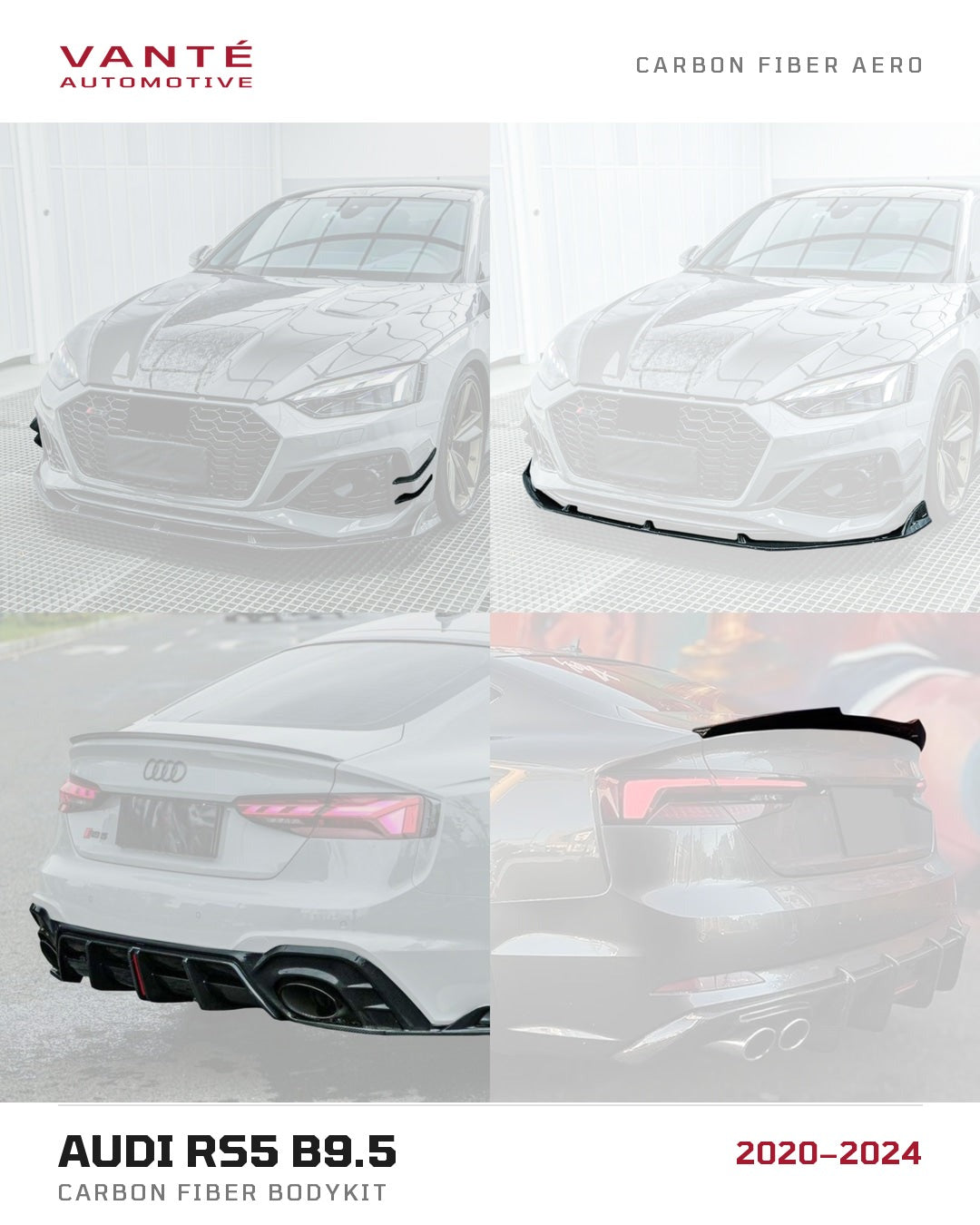Audi RS5 B9.5 Carbon Fibre Bodykit
