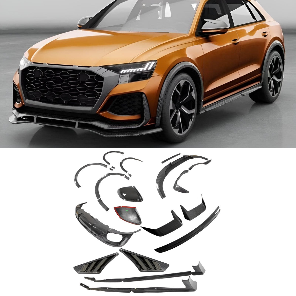 Audi RSQ8 4M Full Carbon Body Kit