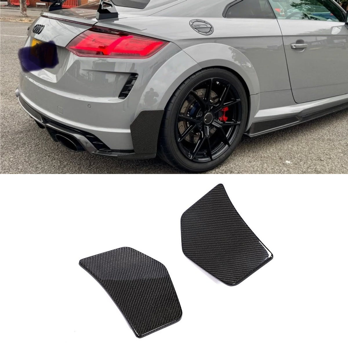 Audi TT/TTS/TTRS 8S (MK3) Carbon Fiber Rear Bumper Blades/Fins