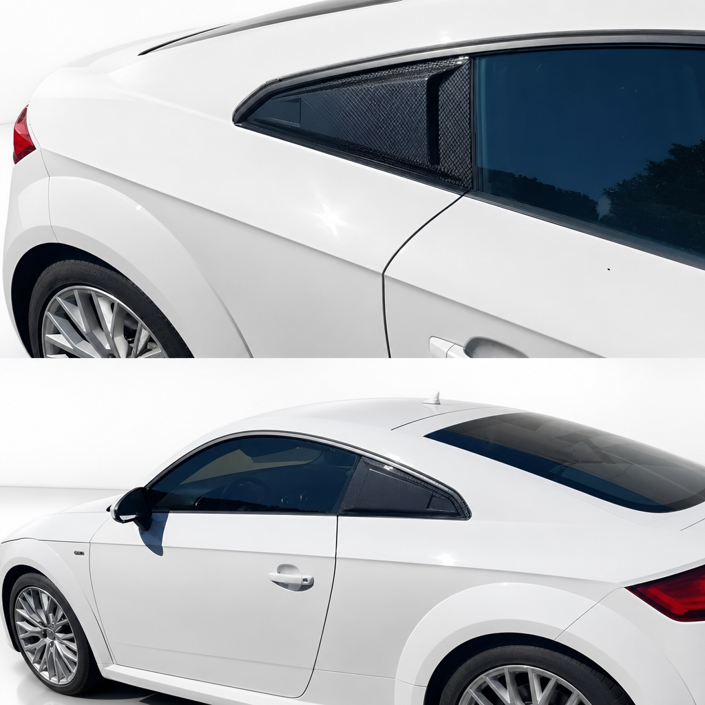 Audi TT/TTS/TTRS 8S (MK3) Carbon Fiber Heckquartier-Fensterluken