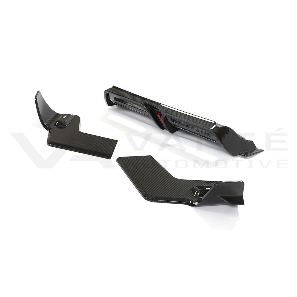 Porsche Macan 95B.3 Dry Carbon Fibre Rear Diffuser with Light