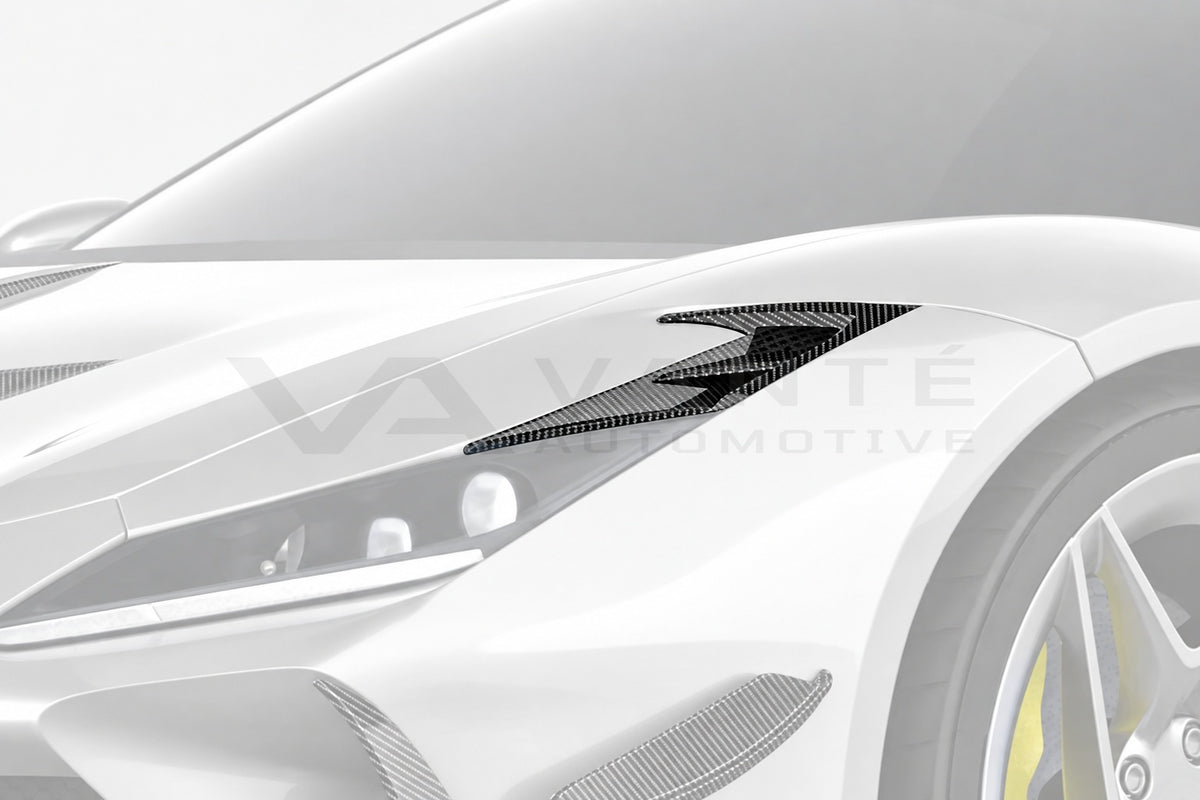 Ferrari F8 Tributo Carbon Fibre Front Fender Air Intake – image 4