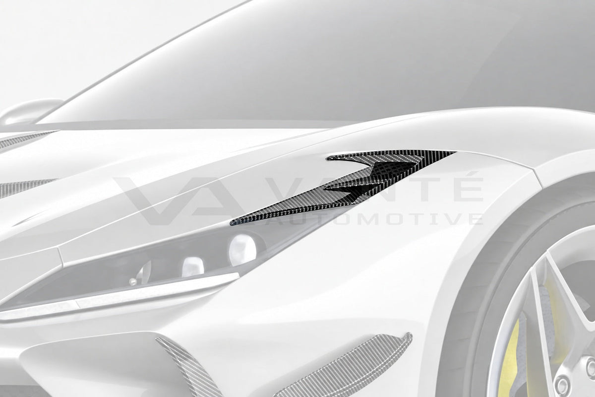 Included in the kit: Front Fender Air Intake