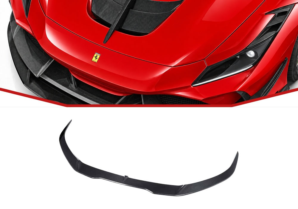 Ferrari F8 Tributo Carbon Fibre untere Frontlippe