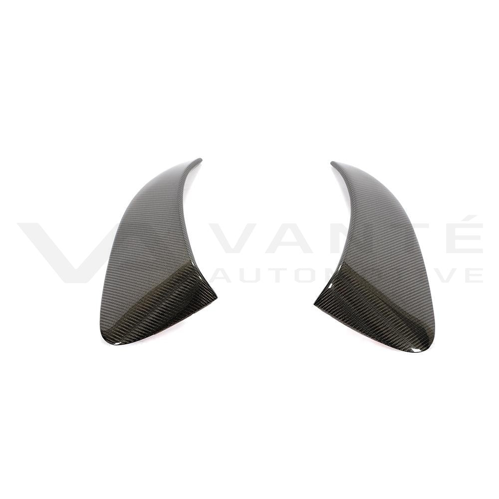 Porsche 718 Boxster Cayman 982 Carbon Fibre Rear Side Door Vents Trim Cover