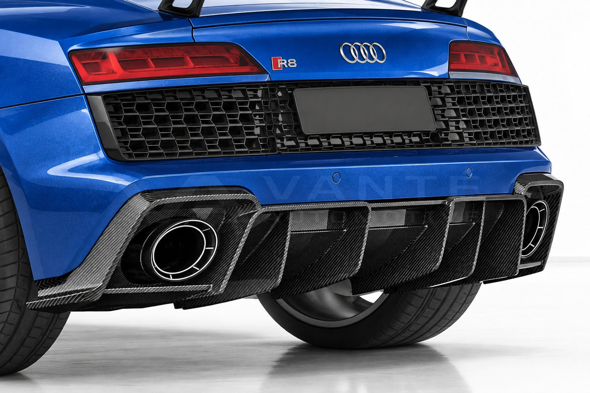 Audi R8 Mk2.5 Carbon Fibre Heckstoßstange Diffusor