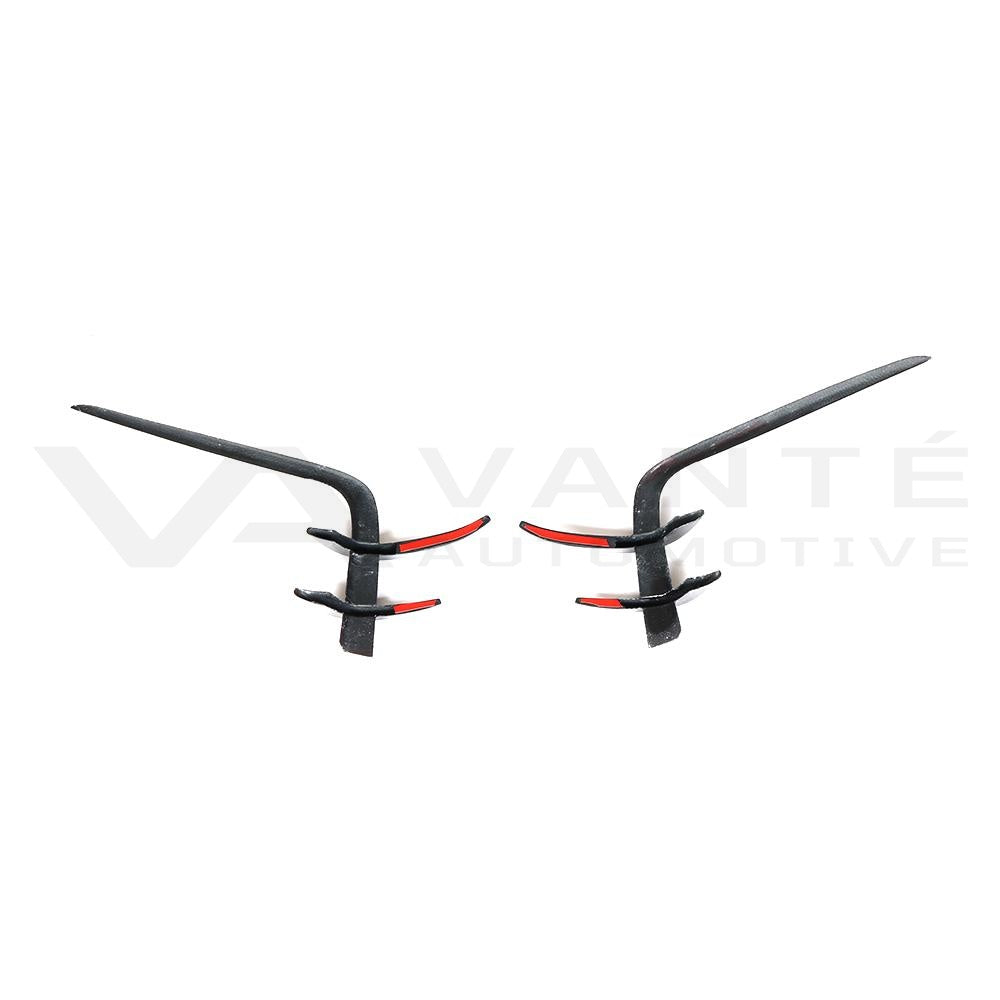 Audi A5 S-Line/S5 B9 Canards delanteros de fibra de carbono