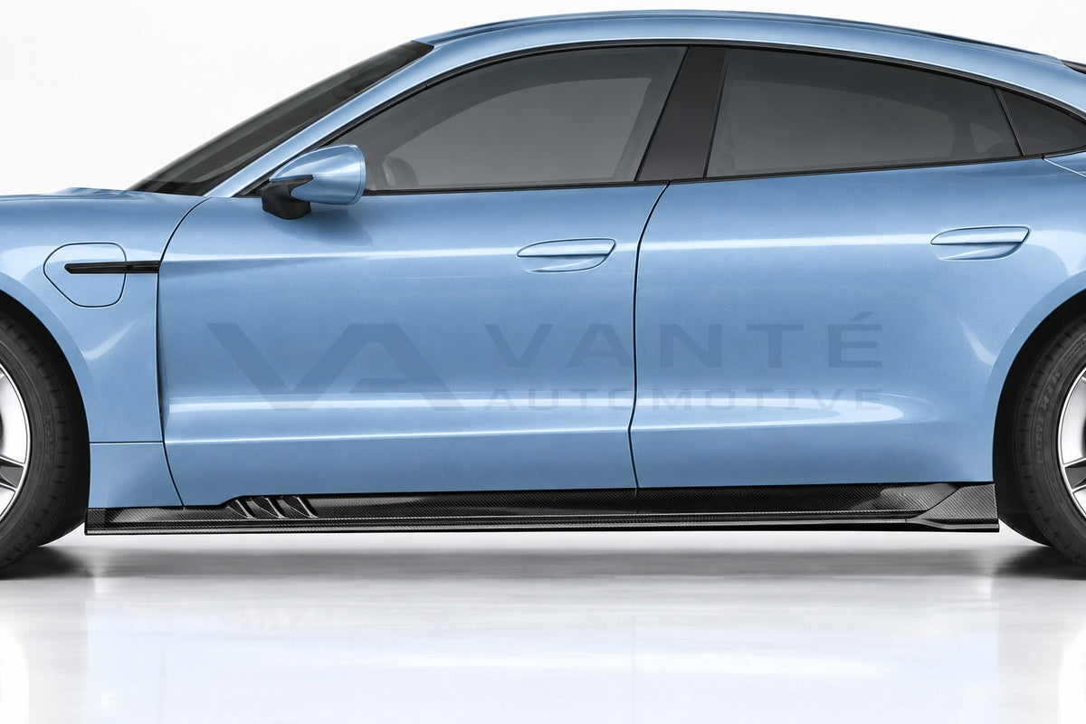 Porsche Taycan (2025+) Carbon Fibre Side Skirts – image 3