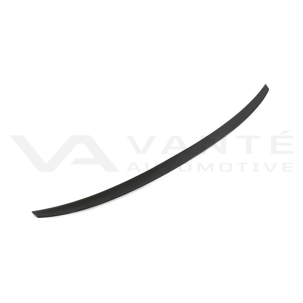 Becquet arrière de coffre Audi A4 B9 en fibre de carbone S4