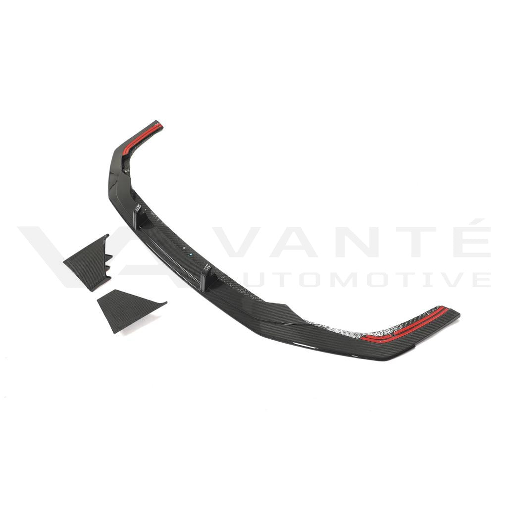 Audi RS6/RS7 C8 Carbon Fiber Front Splitter Lip V3