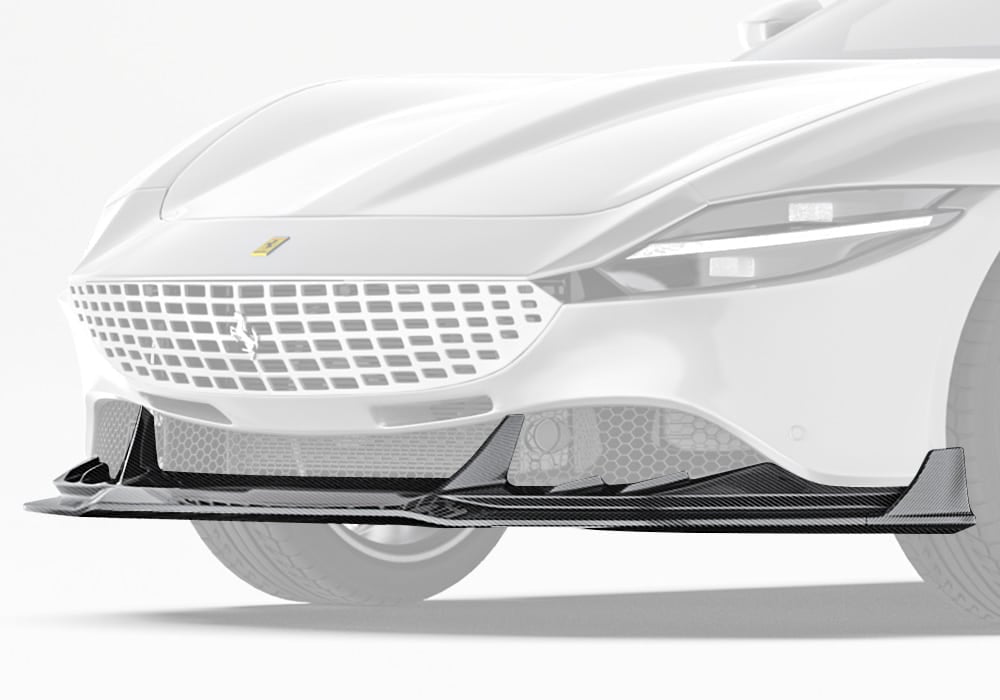 Ferrari Roma カーボンファイバー フロントリップ