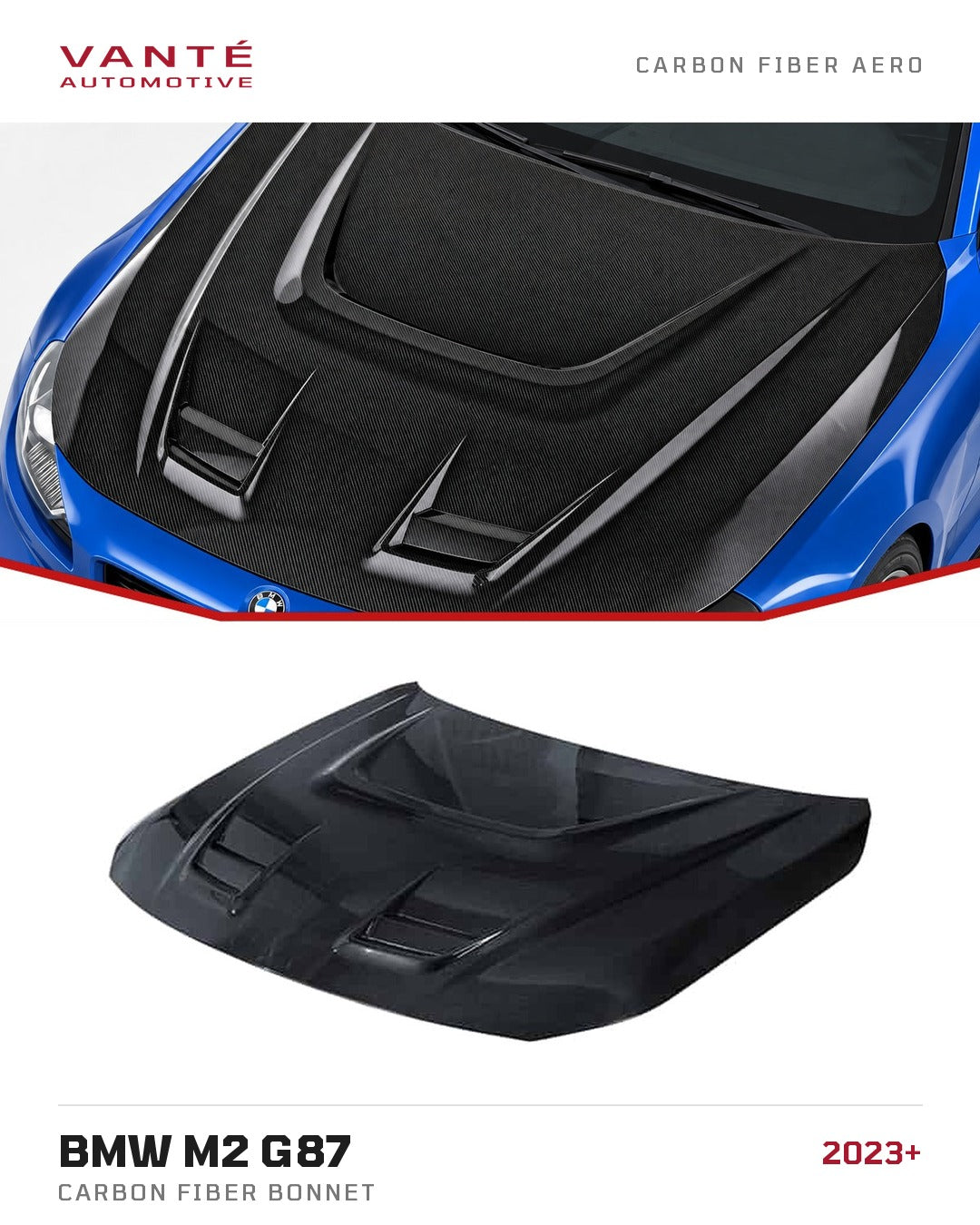 BMW M2 G87 Carbon Fibre Bonnet