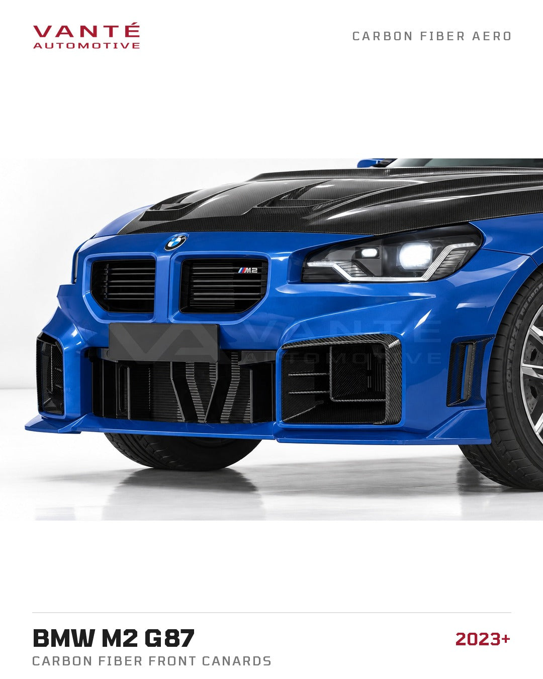 BMW M2 G87 Carbon Fibre Front Canards