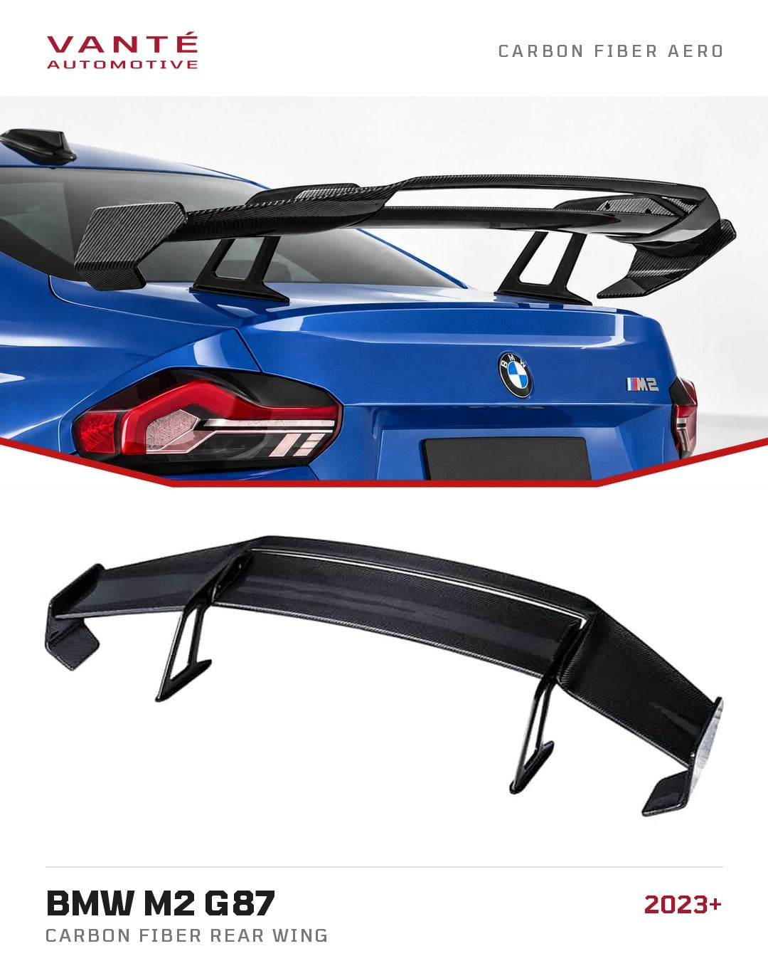 BMW M2 G87 Carbon Fibre Rear Wing