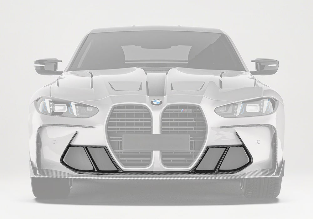 BMW M3 G80 Carbon Fibre Front Vent Trim - precision-engineered track-inspired upgrade