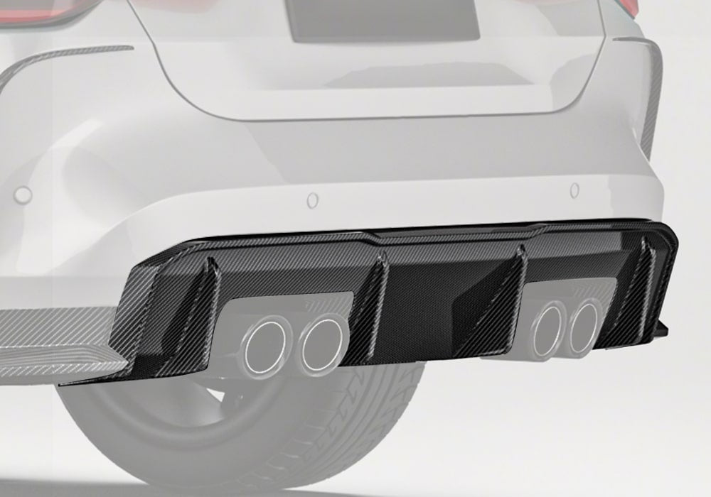 BMW M3 G80 Carbon Fibre Rear Diffuser - race-inspired aero styling upgrade