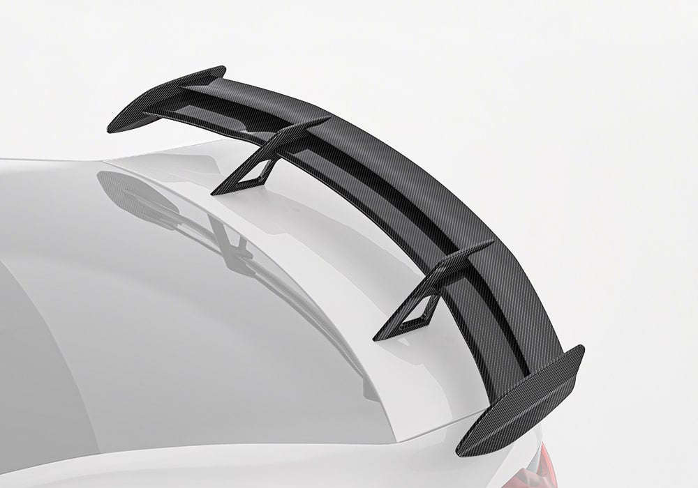 BMW M3 G80 Carbon Fibre Rear Spoiler Ver.2 - aggressive aerodynamic boot lid upgrade