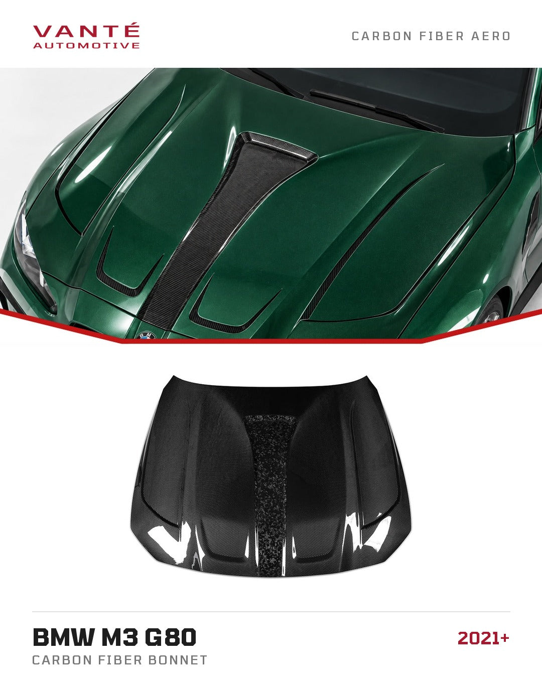 BMW M3 G80 Carbon Fibre Bonnet