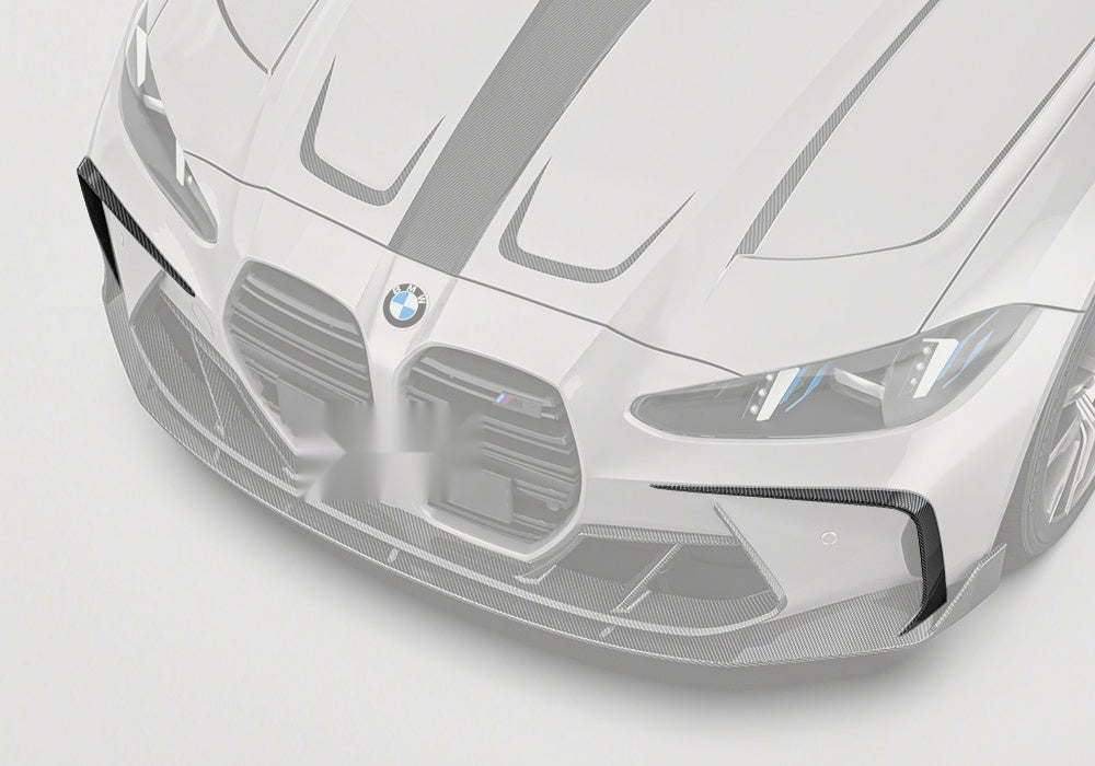 BMW M4 G82 G83 Carbon Fibre Front Canards - race-inspired aerodynamic styling upgrade