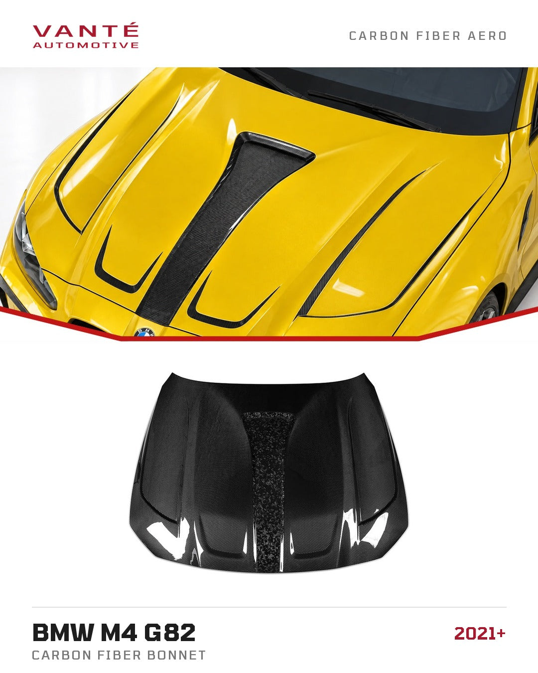 BMW M4 G82 Carbon Fibre Bonnet