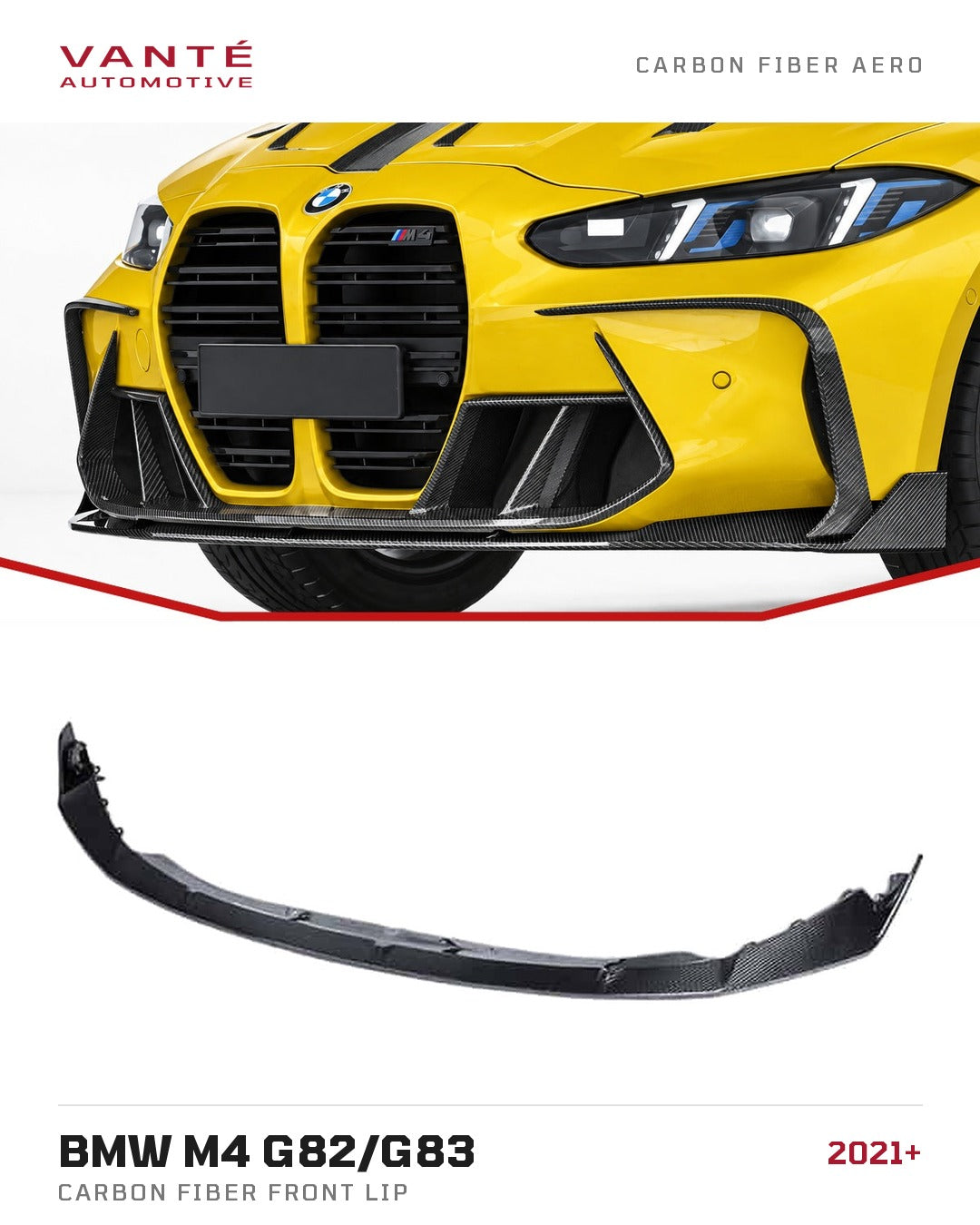 BMW M4 G82/G83 Carbon Fibre Front Lip