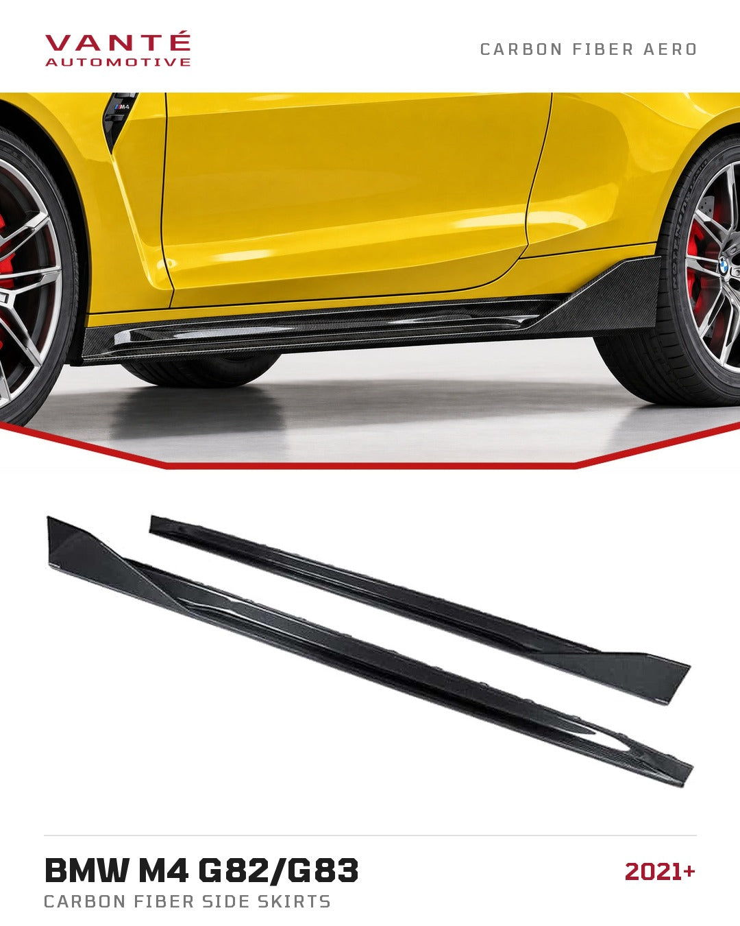 BMW M4 G82 G83 Carbon Fibre Side Skirts