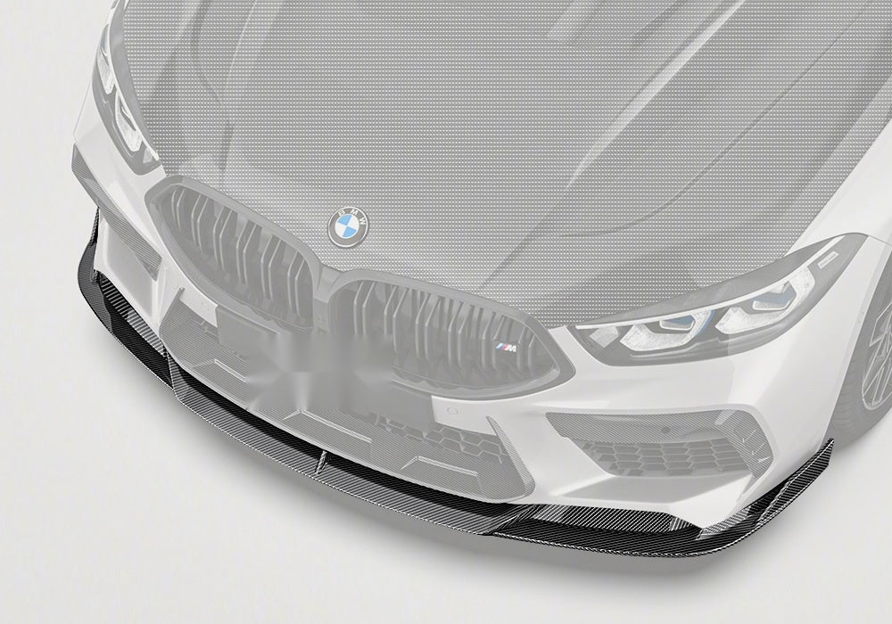 BMW M8 F91 F92 F93 Carbon Fibre Front Lip - aggressive aerodynamic splitter upgrade