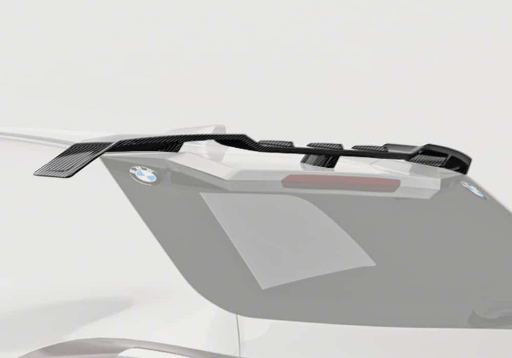 BMW XM G09 Carbon Fibre Rear Spoiler - aerodynamic SUV roofline upgrade