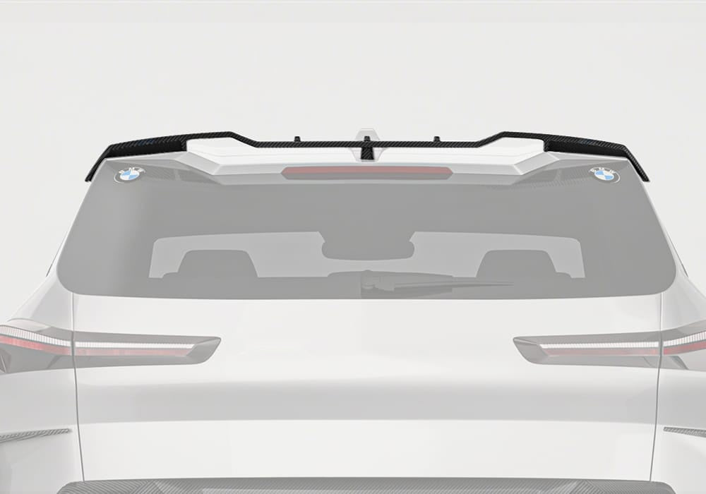 BMW XM G09 Carbon Fibre Rear Spoiler - aerodynamic SUV roofline upgrade